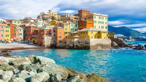 Boccadasse, en Génova, Italia Boccadasse, en Génova, Italia