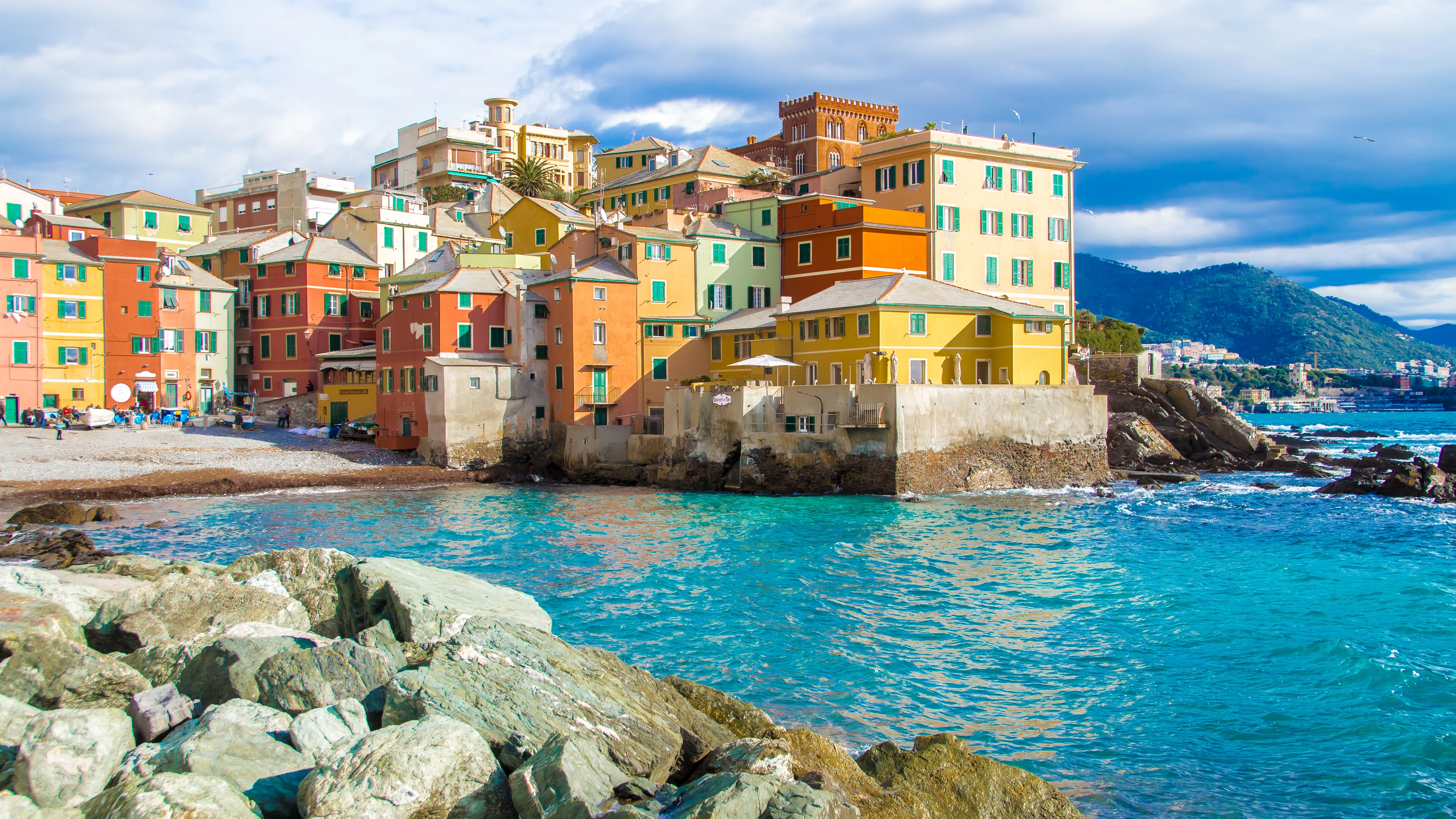 Boccadasse, en G&eacute;nova, Italia