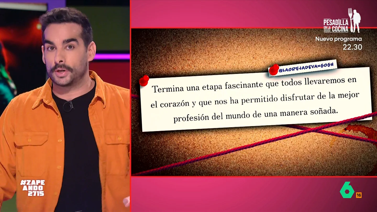 Juan Sanguino, tras la 'ruptura' de Leire Martínez y La Oreja de Van Gogh: "La han tratado como una asalariada" La artista ha manifestado que el comunicado lanzado por el grupo a través de sus redes sociales ha sido unilateral. Para el periodista, el texto, además, genera muchas preguntas.