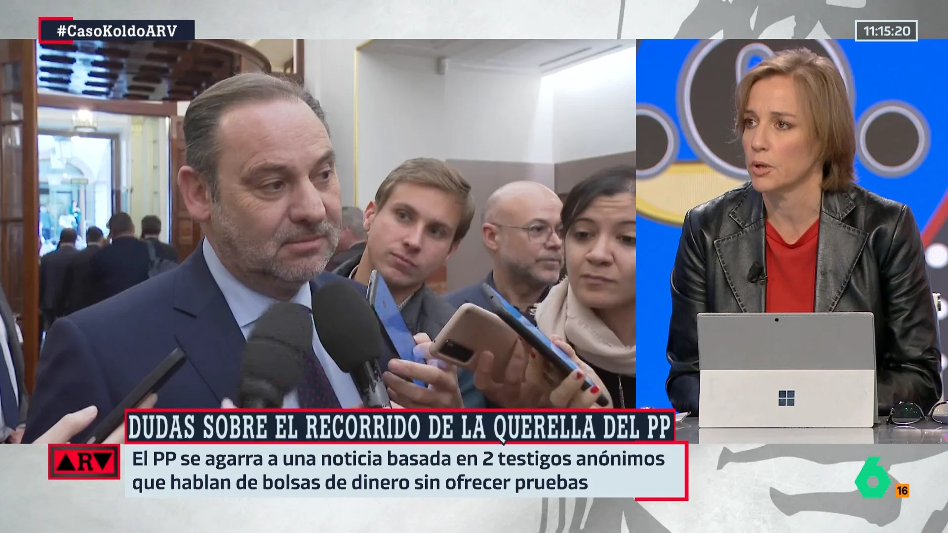 ARV-Tania Sánchez califica de "fuera de lugar" la querella del PP: "Me molesta que en lugar de ir al Parlamento se vaya a un juzgado"