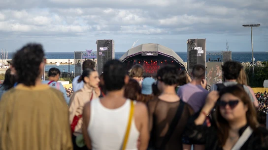 Ambiente durante la segunda jornada del Primavera Sound Barcelona 2024, a 31 de mayo de 2024, en Barcelona, Catalunya (España). Ambiente durante la segunda jornada del Primavera Sound Barcelona 2024, a 31 de mayo de 2024, en Barcelona, Catalunya (España).
