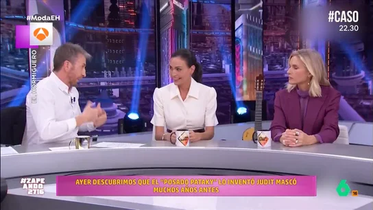 Pablo Motos desvela en 'El Hormiguero' quién 'inventó' el famoso 'posado Pataky': "Por fin se ha hecho justicia" El programa ha contado con las supermodelos españolas Judit Mascó, Nieves Álvarez, Inés Sastre y Laura Ponte, que hicieron un repaso de su meteórica carrera en el mundo de la moda.