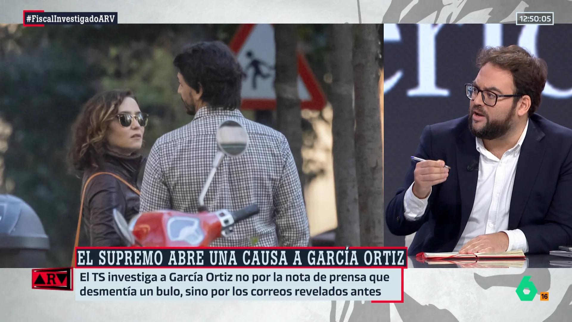 ARV- Monrosi, tras la imputación al fiscal general: "Empiezo a pensar que Ayuso y su jefe de gabinete son las personas más listas"