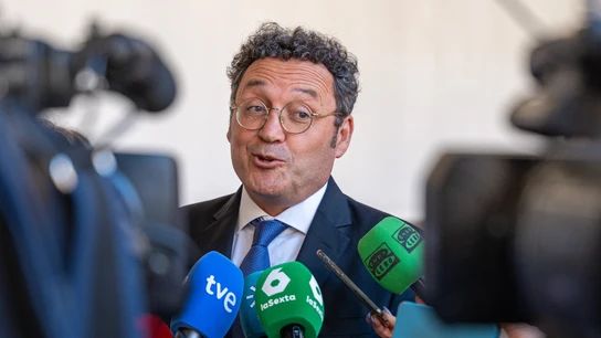 El fiscal general del Estado, Álvaro García Ortiz, atiende a los medios de comunicación El fiscal general del Estado, Álvaro García Ortiz, atiende a los medios de comunicación