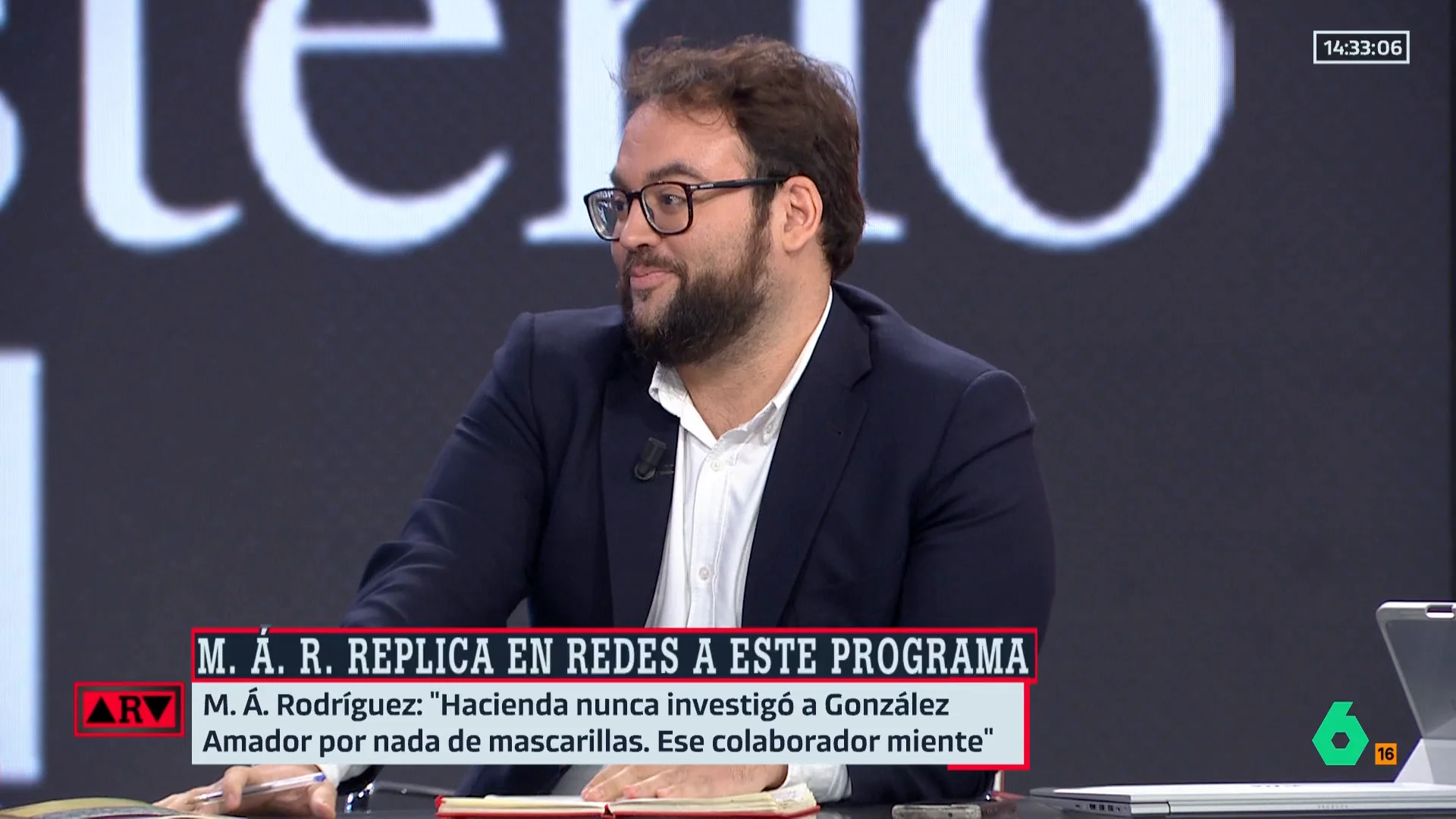 ARV-Monrosi responde al jefe de gabinete de Ayuso: "Debe estar bastante nervioso para tuitear cosas que no he dicho"