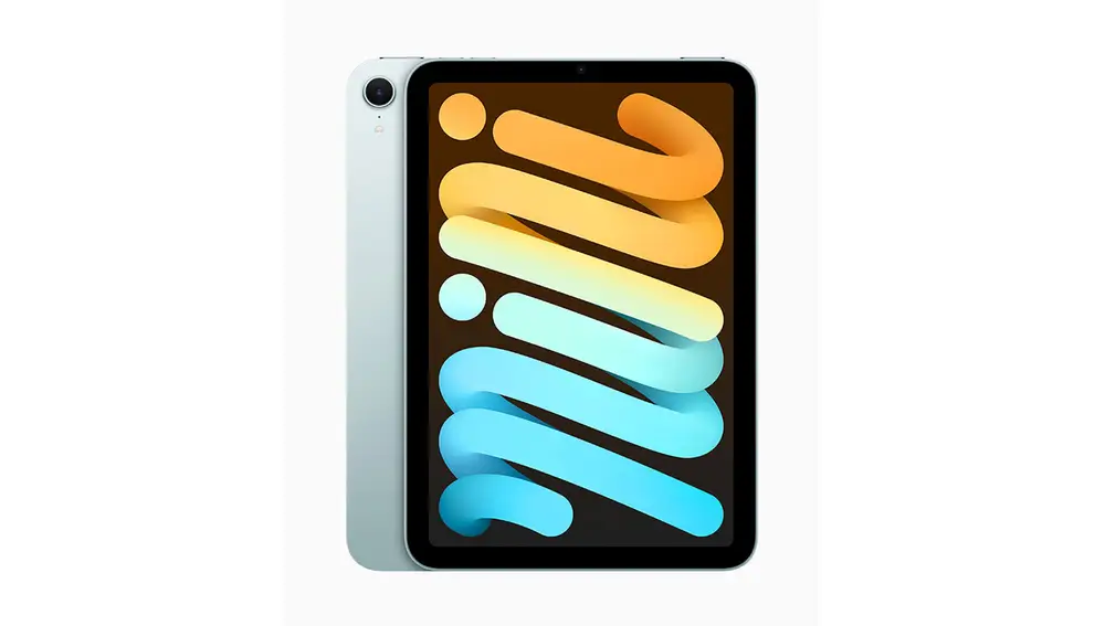 El iPad Mini de color azul El iPad Mini de color azul