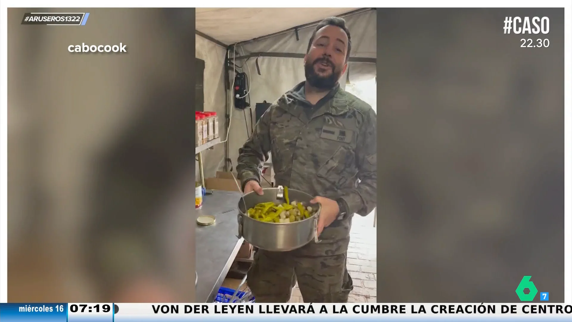 Un cocinero del ejercito explica por qué siempre ponen encurtidos para comer antes de las maniobras