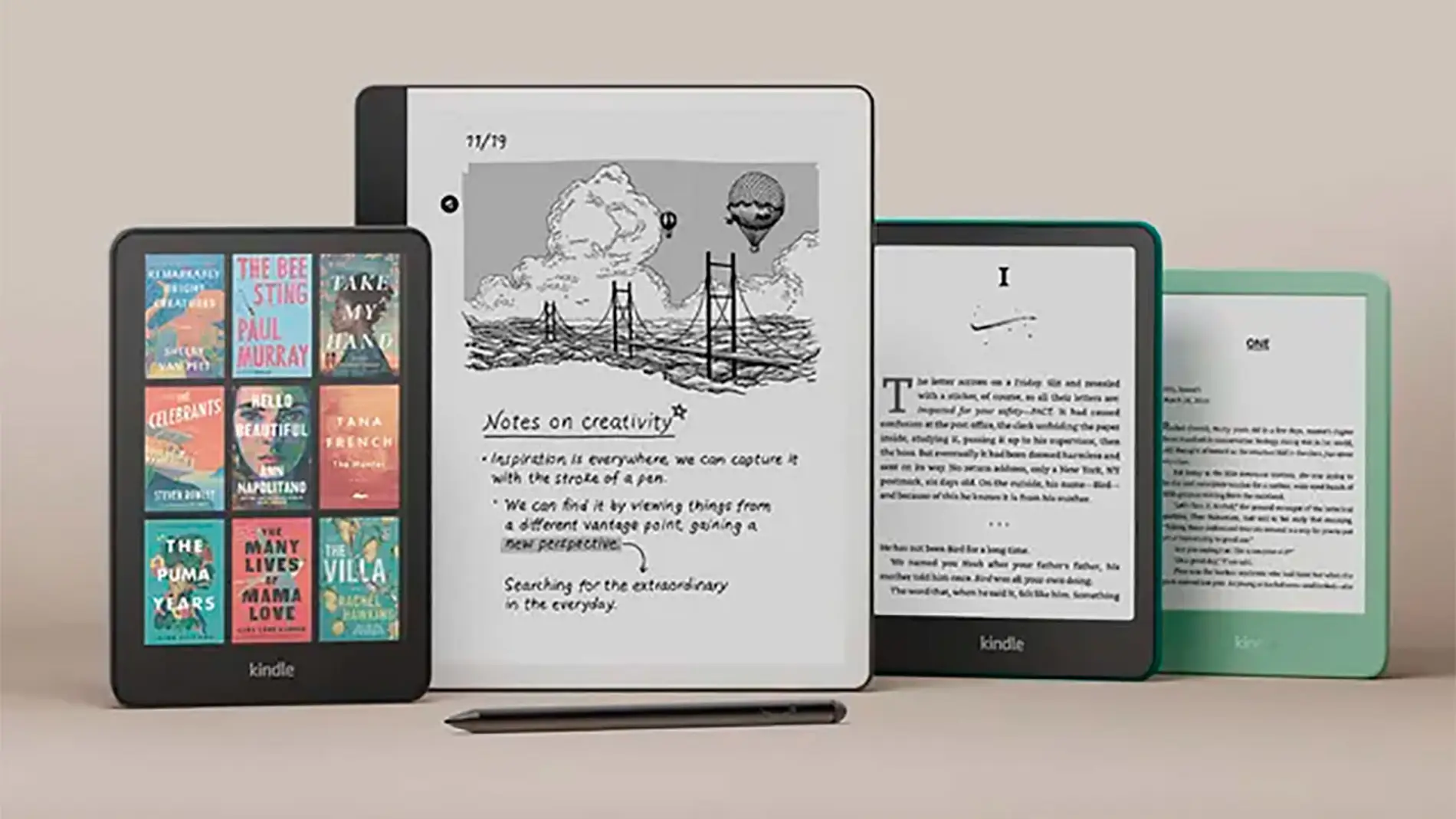 La nueva gama Kindle La nueva gama Kindle