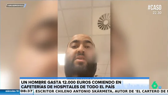 Un hombre se gasta 12.000 euros probando la comida de los distintos hospitales de Estados Unidos Un hombre se gasta 12.000 euros probando la comida de los distintos hospitales de Estados Unidos