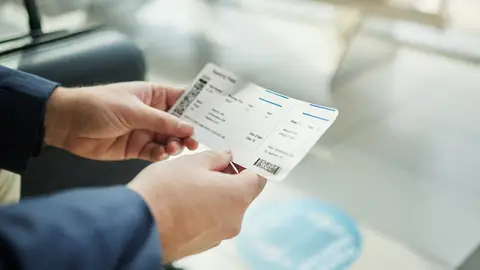 Tarjeta de embarque del avión Tarjeta de embarque del avión