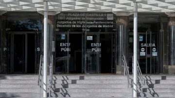 Entrada de los Juzgados de Plaza de Castilla, en una imagen de archivo