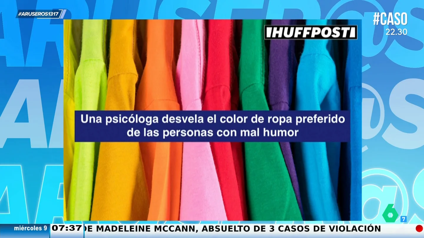 Descubre qué colores son los preferidos de la gente con mal humor: los colaboradores de Aruser@s lo comprueban Descubre qué colores son los preferidos de la gente con mal humor: los colaboradores de Aruser@s lo comprueban
