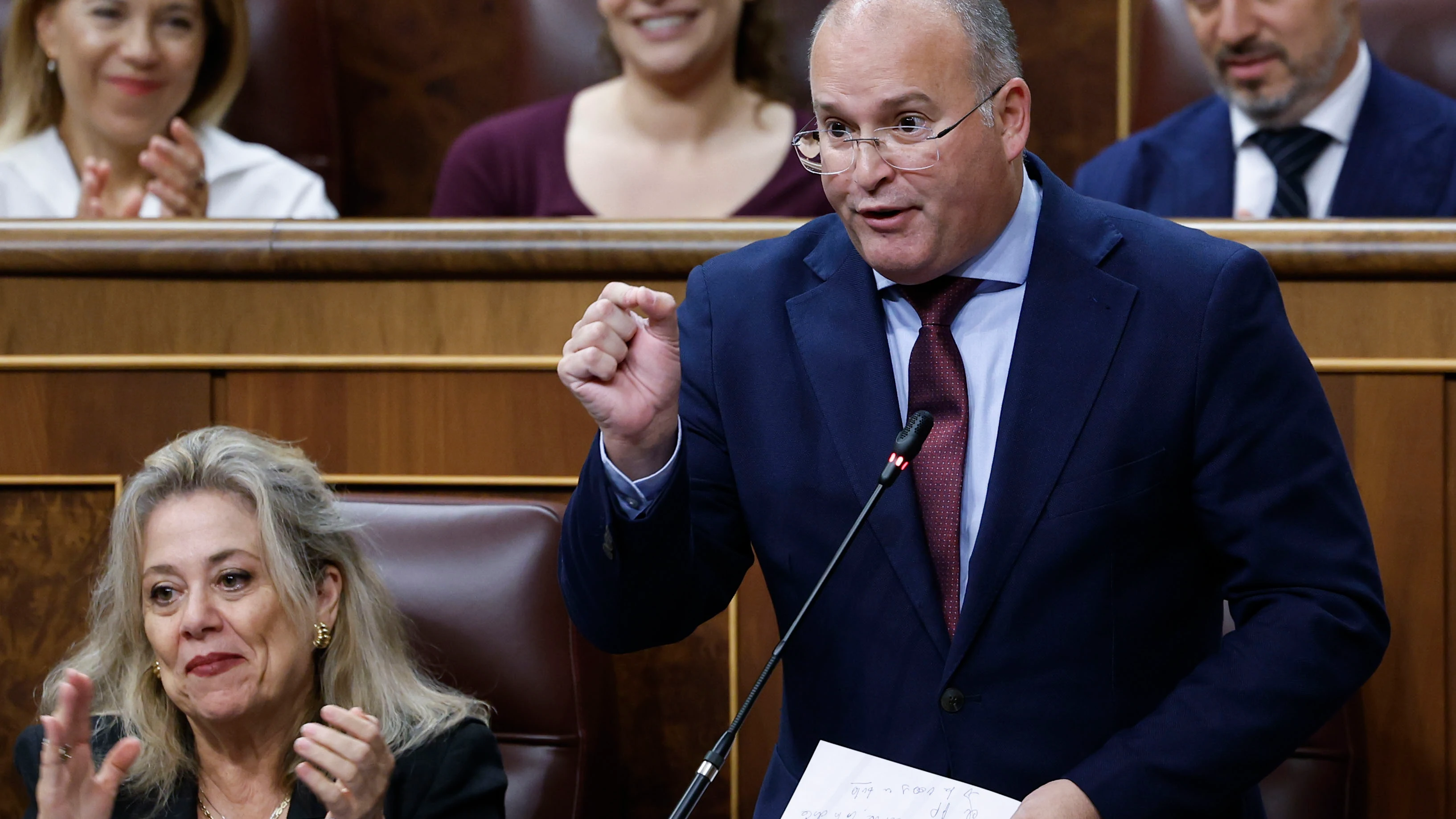 Miguel Tellado, en la sesión de control al Gobierno del 16 de octubre.