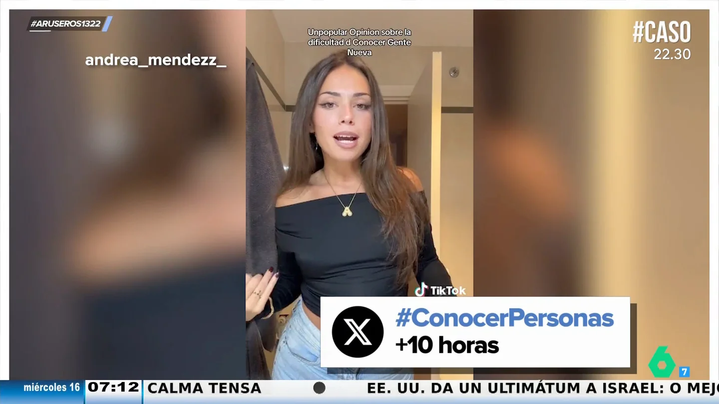 Una joven critica que es muy difícil conocer personas nueva sin salir de fiesta: "Debería inventarse algo" Una joven critica que es muy difícil conocer personas nueva sin salir de fiesta: "Debería inventarse algo"