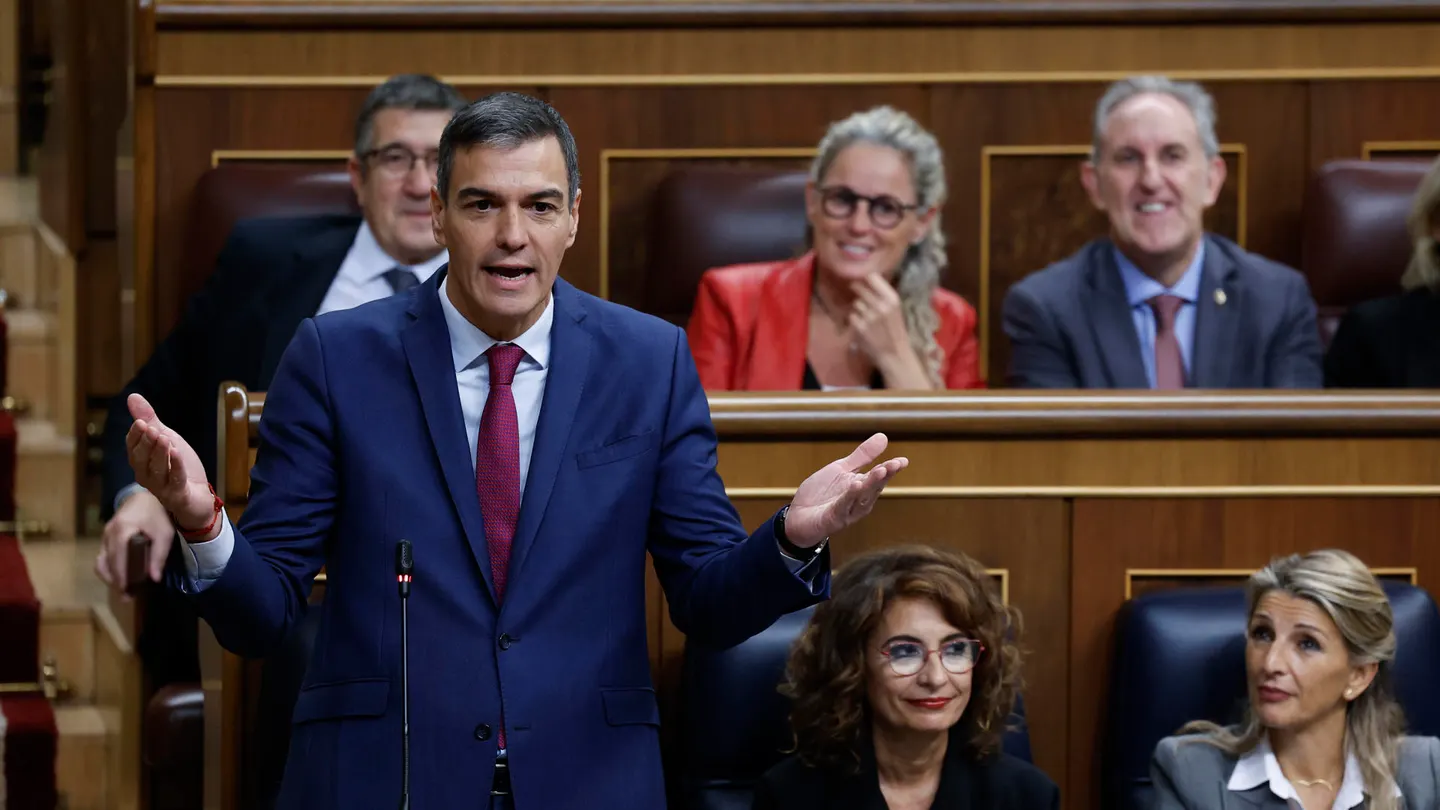 Pedro Sánchez muestra su apoyo a Marlaska Pedro Sánchez muestra su apoyo a Marlaska