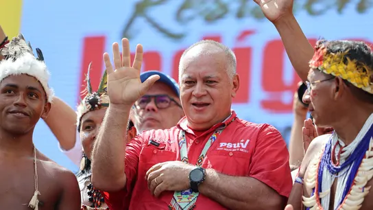 Fotografía de archivo de Diosdado Cabello, ministro del Interior y Justicia de Venezuela. Fotografía de archivo de Diosdado Cabello, ministro del Interior y Justicia de Venezuela.