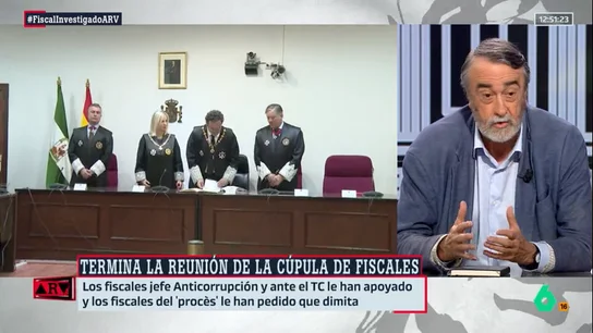 ARV-Cuartango, sobre la causa abierta al fiscal general: "Va a ser complejo demostrar que él lo filtró" ARV-Cuartango, sobre la causa abierta al fiscal general: "Va a ser complejo demostrar que él lo filtró"