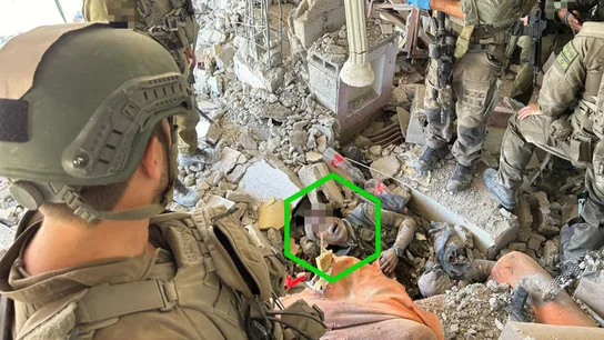 Imagen del cuerpo de Yahya Sinwar hallado por soldados israelíes tras un ataque en Gaza Imagen del cuerpo de Yahya Sinwar hallado por soldados israelíes tras un ataque en Gaza