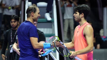 Rafa Nadal y Carlos Alcaraz