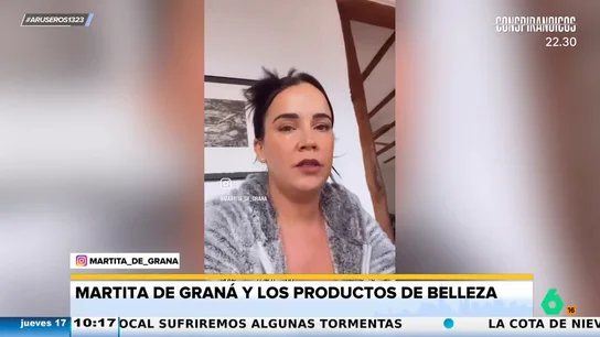 Martita de Graná, sobre los productos de belleza:"'Skincare', maquillaje...,¡nos vamos a volver locos!" Martita de Graná, sobre los productos de belleza:"'Skincare', maquillaje...,¡nos vamos a volver locos!"