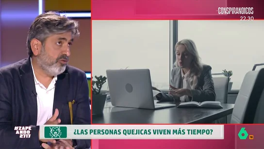 ¿Es verdad que las personas quejicas viven más tiempo? El psicólogo Arun Mansukhani aclara esta cuestión Un estudio sostiene que cuando nos quejamos se libera estrés y, además, se producen sustancias y hormonas que, de alguna manera, hacen liberar ansiedad.