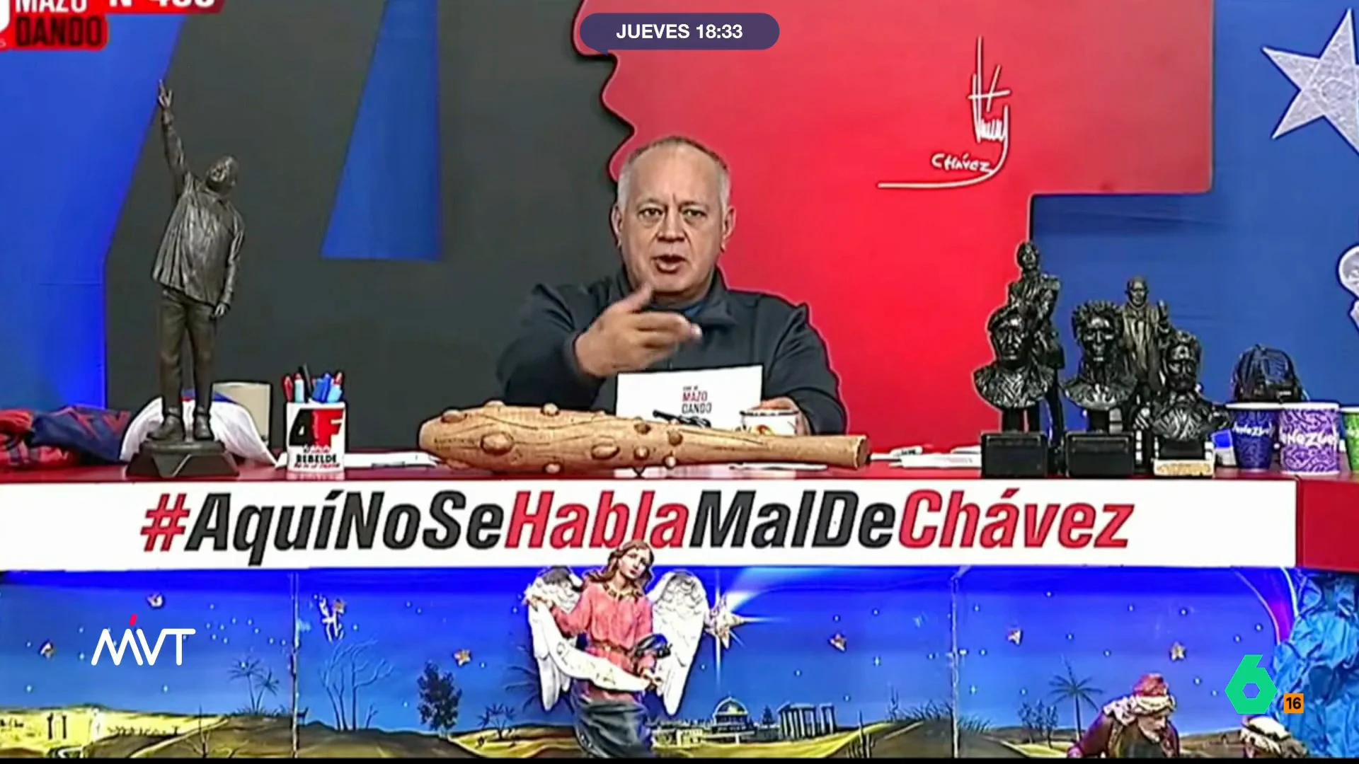 El Ministro del interior de Venezuela insulta al rey Juan Carlos