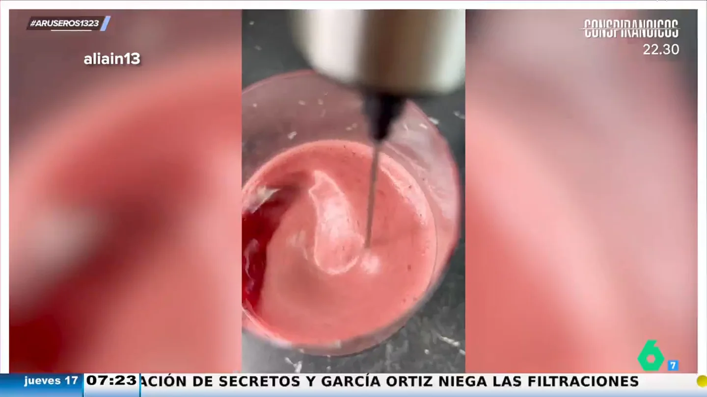Una tiktoker muestra cómo oxigena el vino con una batidora y las redes estallan: "Soy de La Rioja y quiero llorar fuerte" Una tiktoker muestra cómo oxigena el vino con una batidora y las redes estallan: "Soy de La Rioja y quiero llorar fuerte"