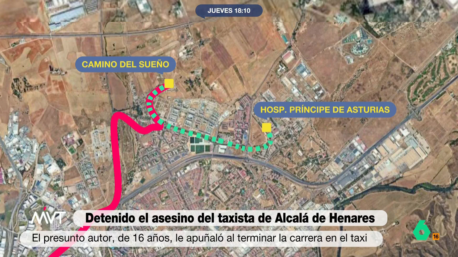 Leo Álvarez recrea el asesinato del taxista de alcalá de henares