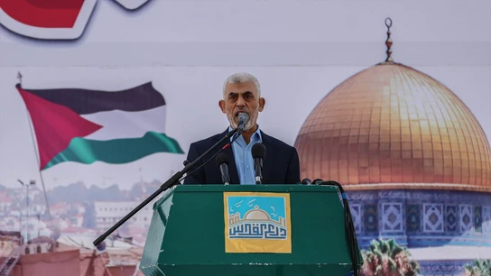 Yahya Sinwar, líder de Hamás, en una foto de archivo Yahya Sinwar, líder de Hamás, en una foto de archivo