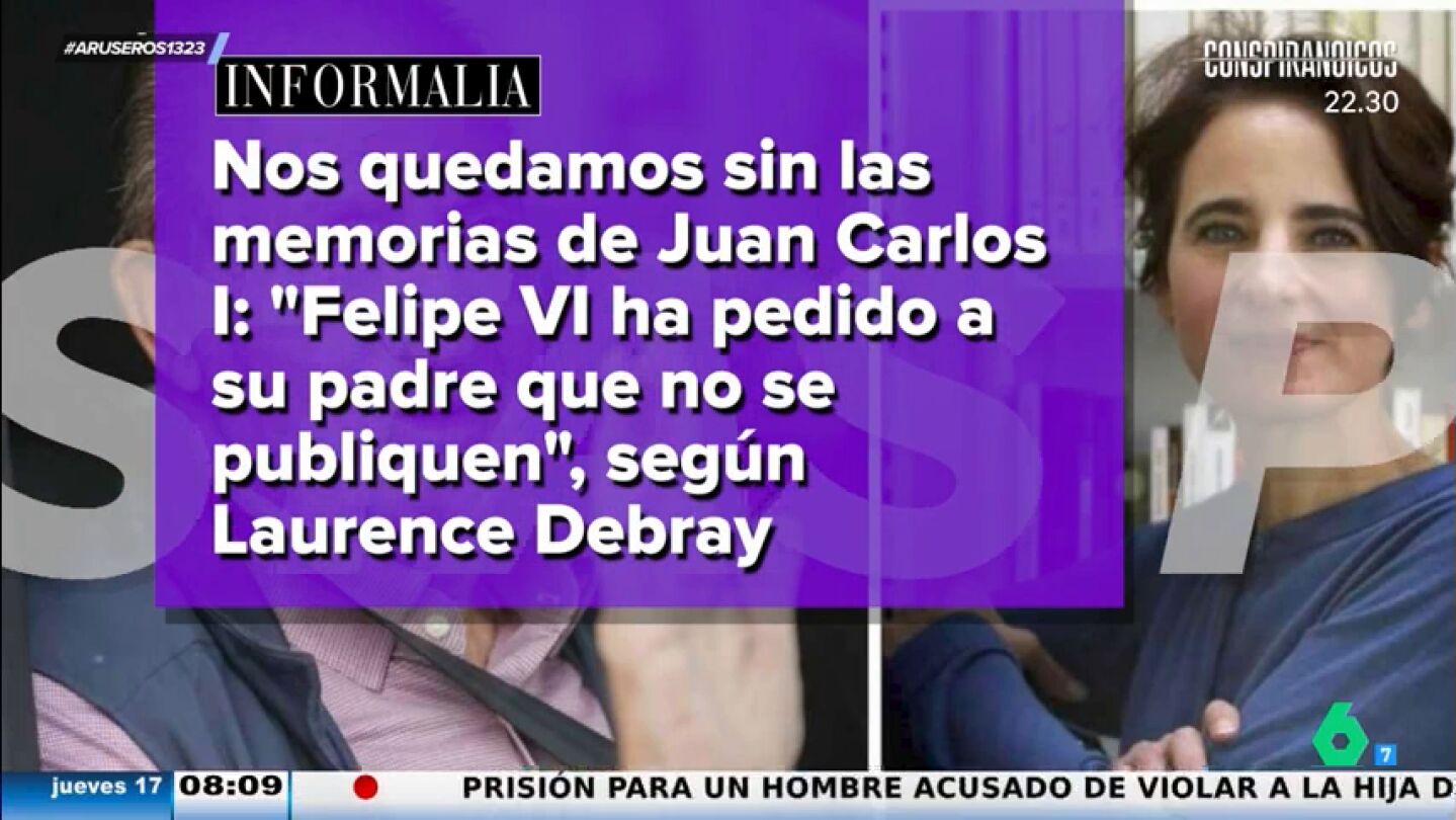 La bi&oacute;grafa del rey Juan Carlos, sobre sus memorias: "Felipe VI ha pedido a su padre que no se publiquen"