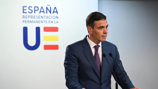 El presidente del Gobierno, Pedro Sánchez, en Bruselas El presidente del Gobierno, Pedro Sánchez, en Bruselas