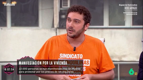 Víctor Palomo, portavoz del Sindicato de Inquilinos Víctor Palomo, portavoz del Sindicato de Inquilinos