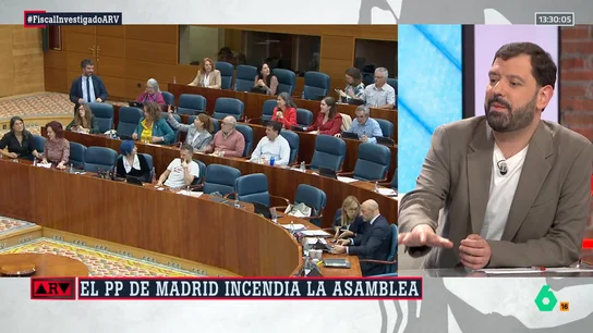 Ruiz Valdivia: "Los temas de Madrid no se tratan en la Asamblea porque el PP no quiere, prefieren hablar de ETA" Ruiz Valdivia: "Los temas de Madrid no se tratan en la Asamblea porque el PP no quiere, prefieren hablar de ETA"
