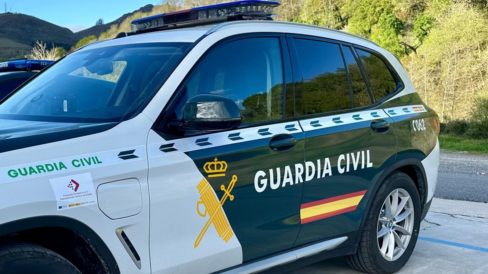 Imagen de un coche de la Guardia Civil.