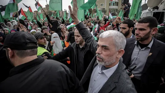 El líder de Hamás, Yahya Sinwar, en un acto en 2018 en Gaza El líder de Hamás, Yahya Sinwar, en un acto en 2018 en Gaza