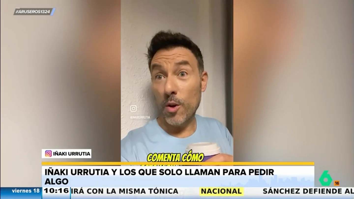Iñaki Urrutia, a los que solo te llaman para pedir algo: "Disimula un poco" Iñaki Urrutia, a los que solo te llaman para pedir algo: "Disimula un poco"