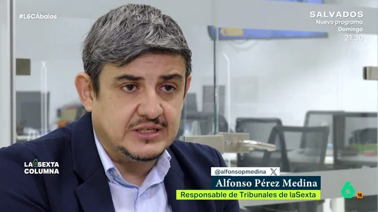 Alfonso Pérez Medina, sobre el mote de Sánchez en el 'caso Ábalos': "En ningún momento dicen que sea el 1 de la organización" "Siendo el presidente del Gobierno, no es raro que le llamaran 'el 1'", afirma Alfonso Pérez Medina en este vídeo donde analiza qué quiere decir el mote con el que se refería a Pedro Sánchez Víctor de Aldama en la trama del 'caso Ábalos'.