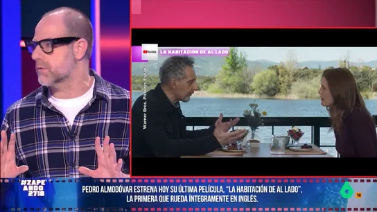 Alberto Rey valora 'La habitación de al lado', lo nuevo de Almodóvar: "Sus películas son un acontecimiento cultural" El film, que es la primera película del director manchego rodada en inglés. está protagonizado por Julianne Moore y Tilda Swinton y ha conseguido ganar el León de Oro en el Festival de Venecia.