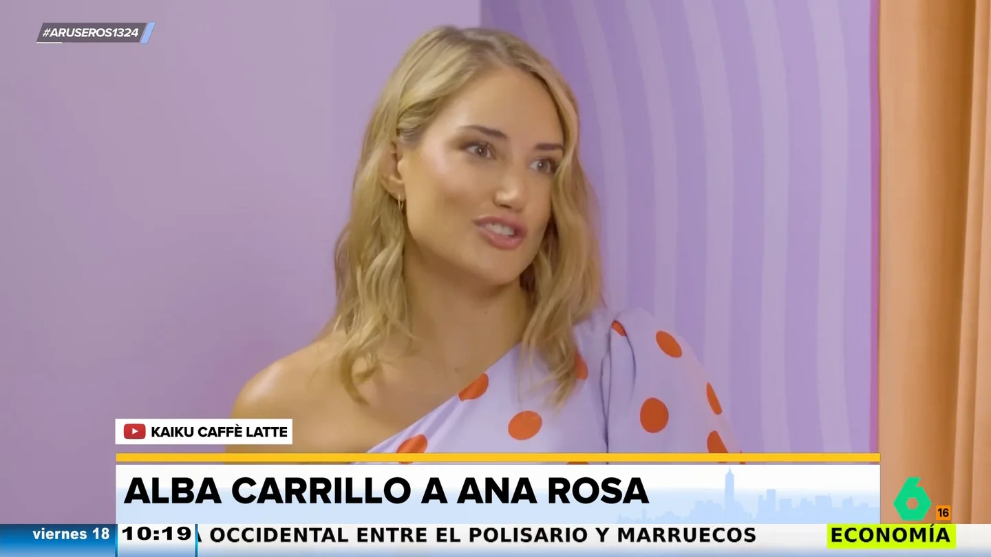El 'dardo' de Alba Carrillo a Ana Rosa Quintana: "Hasta luego Mari Carmen, ¡destrozatardes!" El 'dardo' de Alba Carrillo a Ana Rosa Quintana: "Hasta luego Mari Carmen, ¡destrozatardes!"