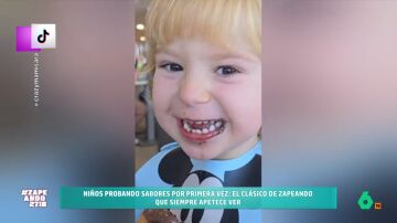 Así reacciona un niño al probar por primera vez la crema de chocolate y avellanas: "Es la cara del amor eterno"