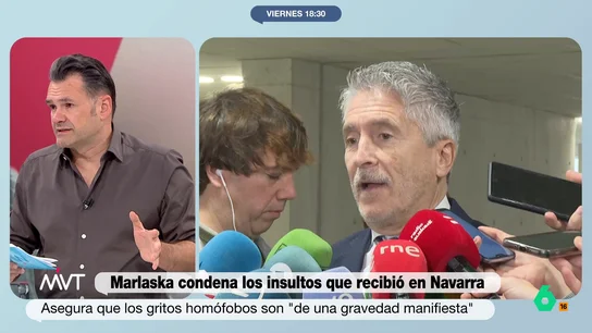 Iñaki López pide que identifiquen a quienes profirieron insultos homófobos a Marlaska y que las multas "las pague papuchi" Iñaki López pide que identifiquen a quienes profirieron insultos homófobos a Marlaska y que las multas "las pague papuchi"
