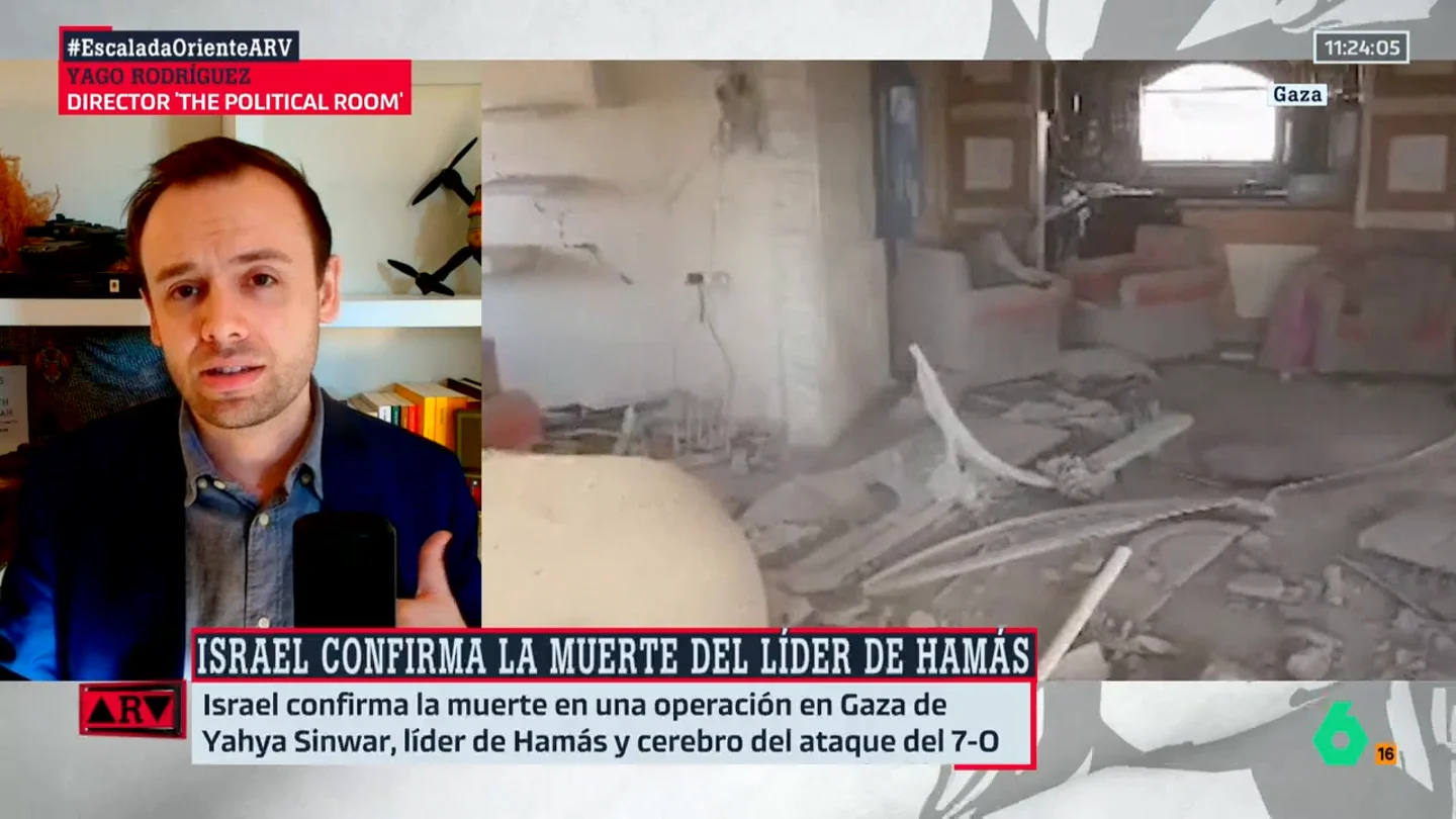 ARV-¿Cómo ha sido la operación que acabó con la vida del líder de Hamás? Yago Rodríguez lo explica ARV-¿Cómo ha sido la operación que acabó con la vida del líder de Hamás? Yago Rodríguez lo explica