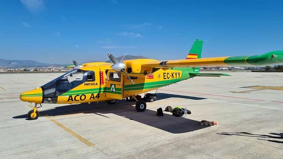 Infoca ha activado la salida del avión de coordinación (ACO-4) para colaborar en las tareas de búsqueda. 