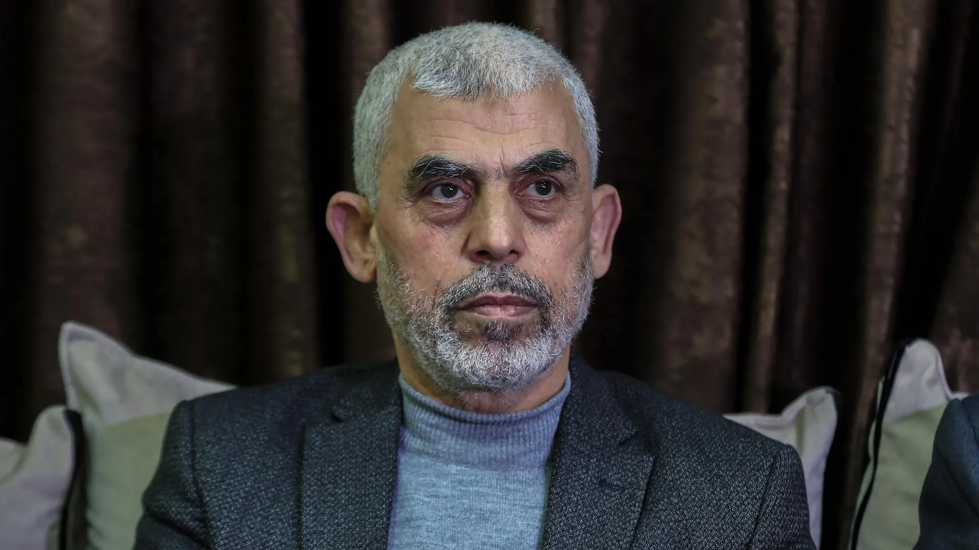 Imagen de archivo del fallecido líder de Hamas en Gaza, Yahya Al Sinwar.