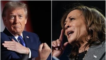 Donald Trump y Kamala Harris