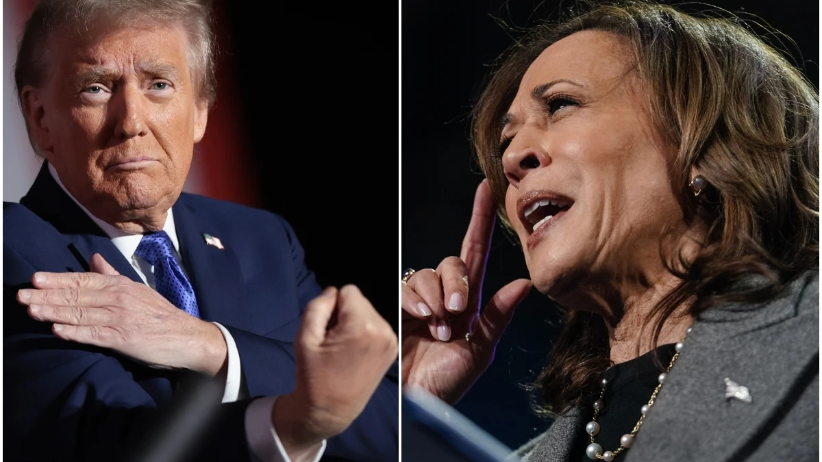 Donald Trump y Kamala Harris