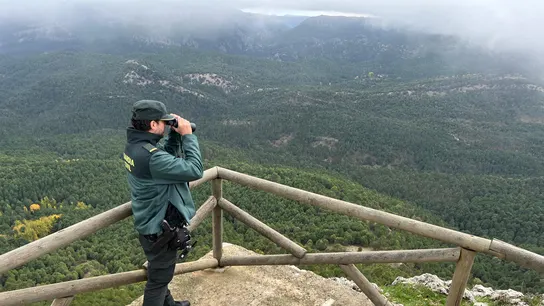 La Guardia Civil y los aviones de Infoca buscan a la avioneta en la sierra de Cazorla. La Guardia Civil y los aviones de Infoca buscan a la avioneta en la sierra de Cazorla.