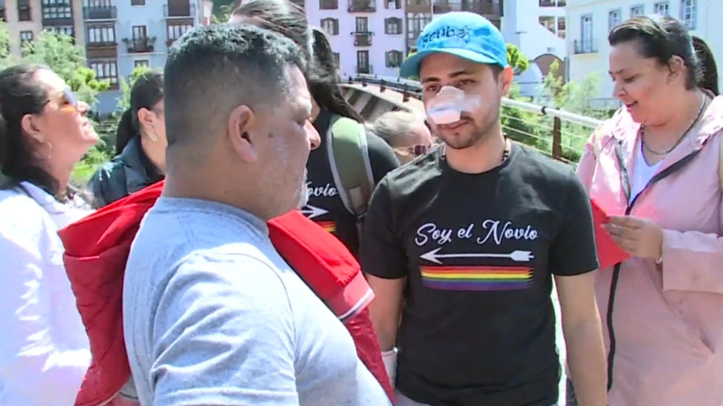 Persona víctima de una agresión homófoba Persona víctima de una agresión homófoba