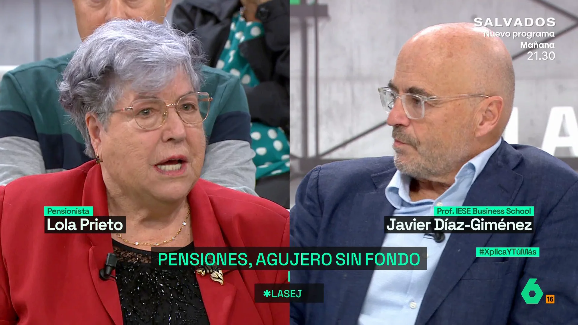 XPLICA Una pensionista se queja de las pensiones (polémico porque dice que los políticos roban)