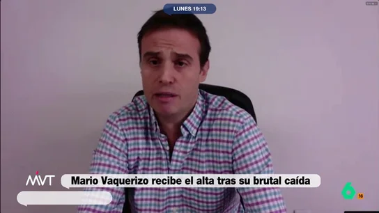 El organizador de Horteralia se pronuncia sobre la aparatosa caída de Mario Vaquerizo: "Primero nos preocupamos por su salud" Conrado López expone que la plataforma desde la que se precipitó el artista estaba homologada pero que, tras su caída, fue atendido "in situ pero luego lo llevamos al centro médico más cercano".